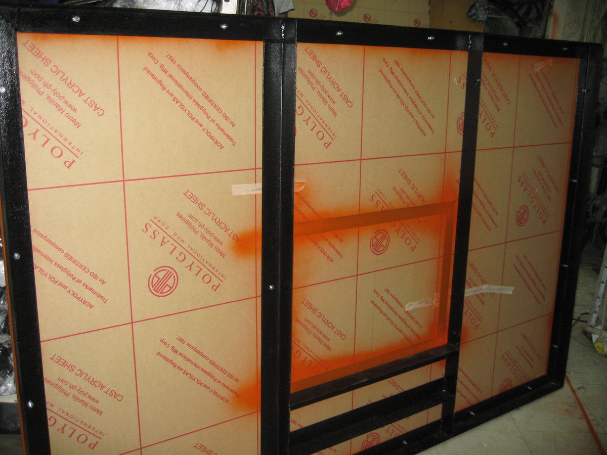 (Size: 4ft x 6ft x 12mm) Standard Fiberglass Basketball Back Board with Metal Frame with 18&quot; Diameter Heavy Duty 2 Spring Snapback Ring and Nylon Net